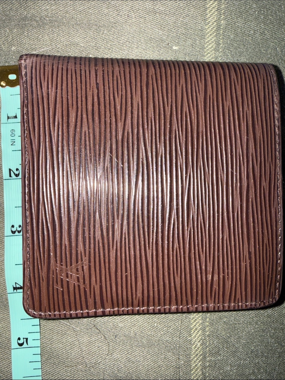 Louis Vuitton Brown EPI Leather Bifold Wallet